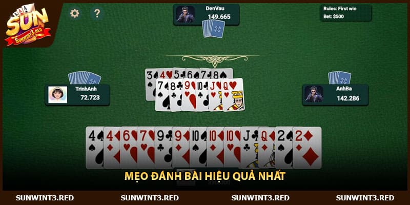 Mẹo đánh bài hiệu quả nhất